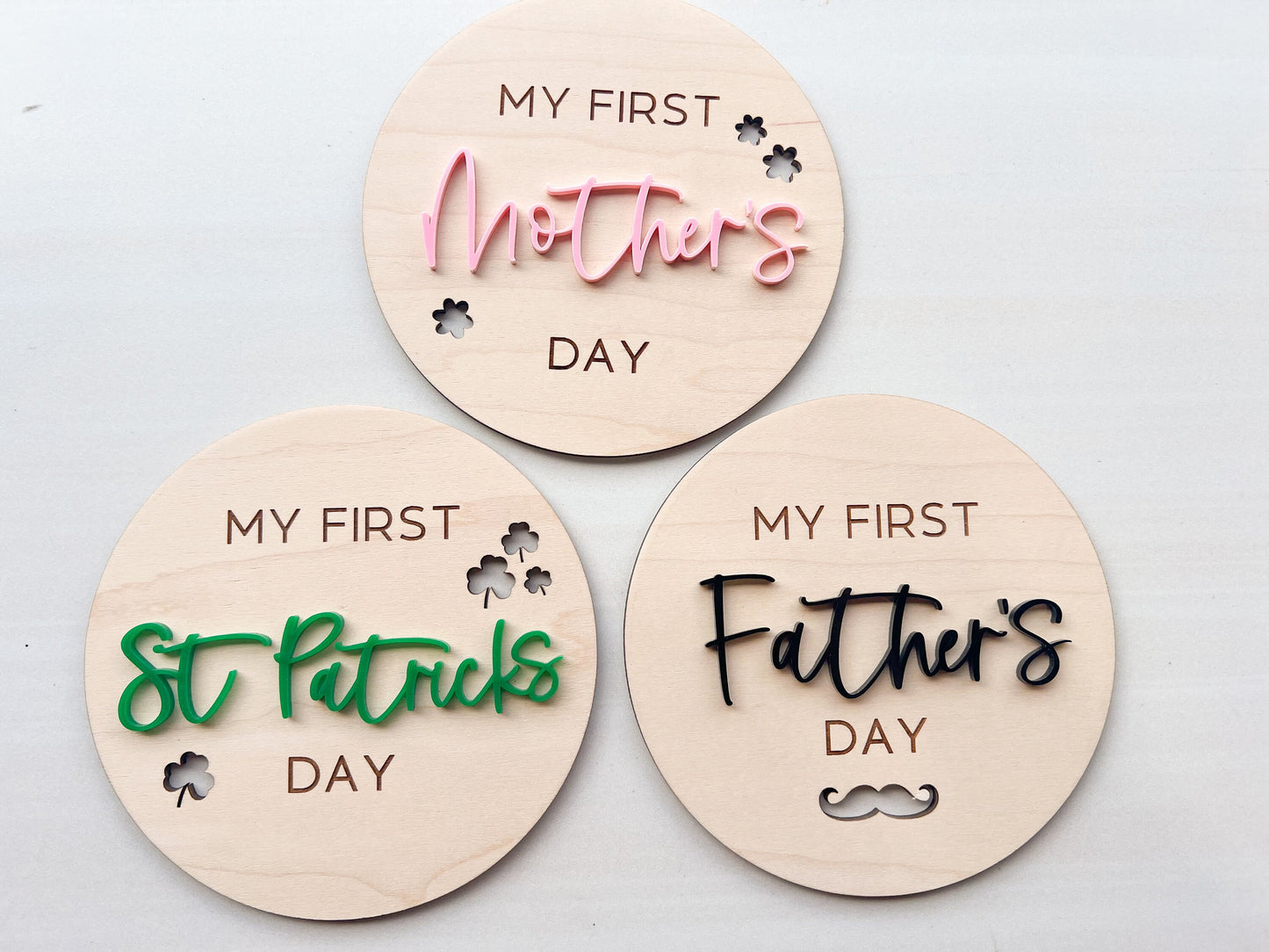 My First Holiday Bundle, Babys First Milestones Set, Holiday Photos Prop, My First Photo Markers, First Year Keepsake, Baby Shower Gift