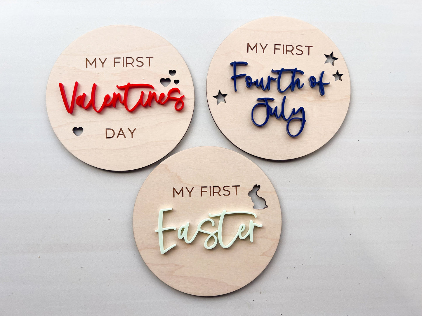 My First Holiday Bundle, Babys First Milestones Set, Holiday Photos Prop, My First Photo Markers, First Year Keepsake, Baby Shower Gift