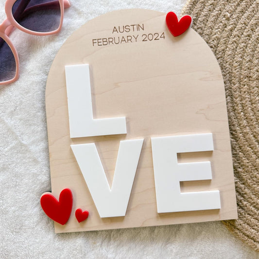 Valentine's Day Handprint Love Board