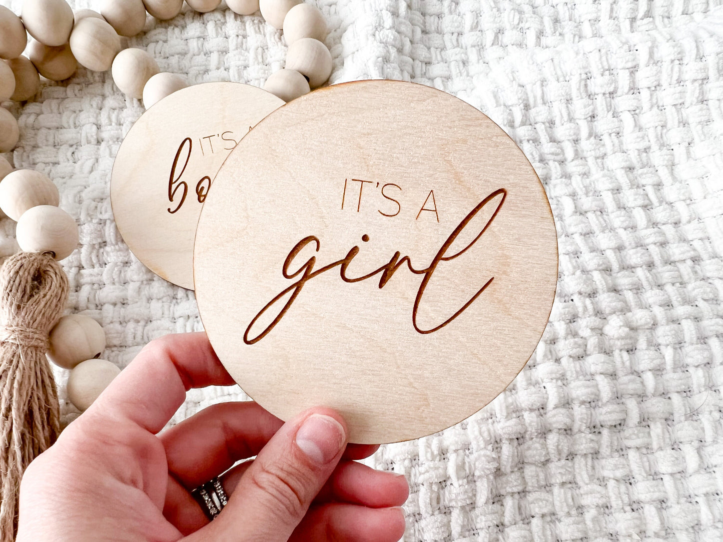Gender Reveal Hospital Sign, It’s a Girl Sign, It’s a Boy Wooden Plaque, Newborn Photo Prop, Gender Announcement Sign, Birth Announcement