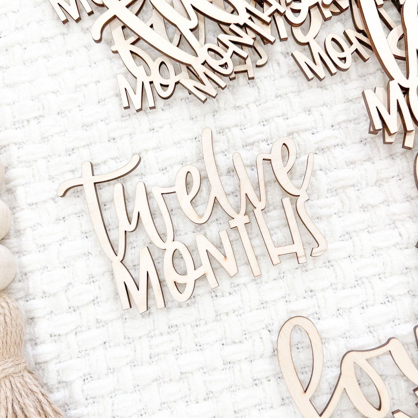 Baby Milestones Cut Outs