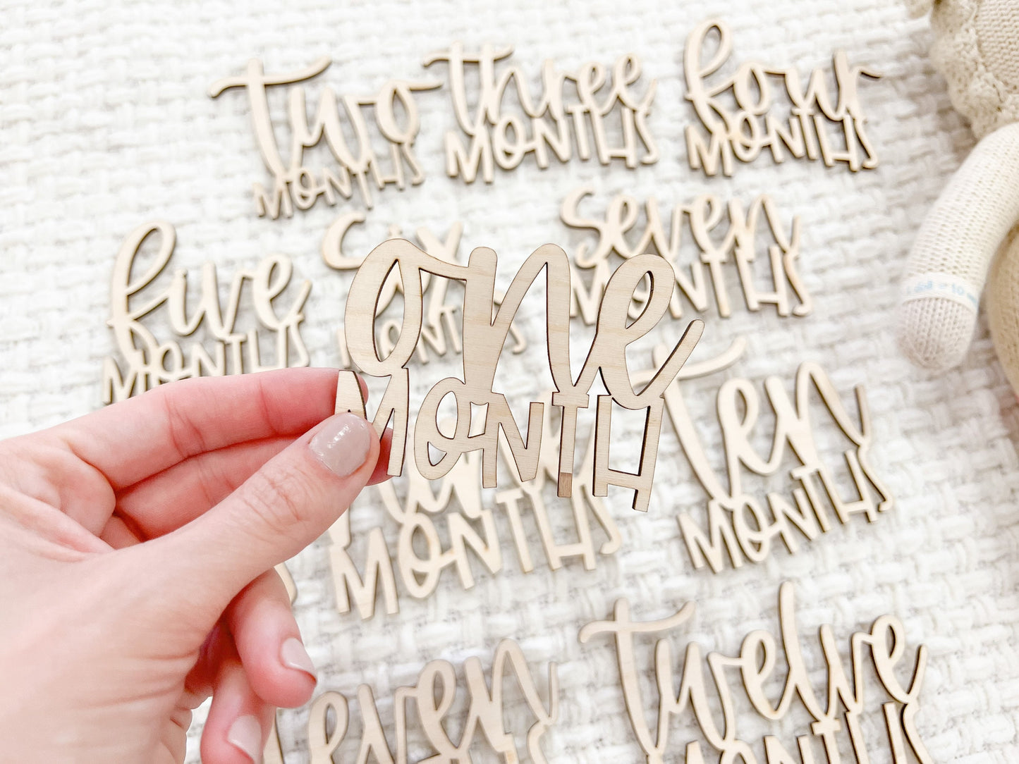 Baby Milestones Cut Outs