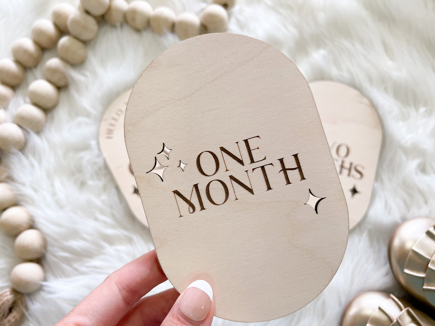 Oval Baby Name Sign