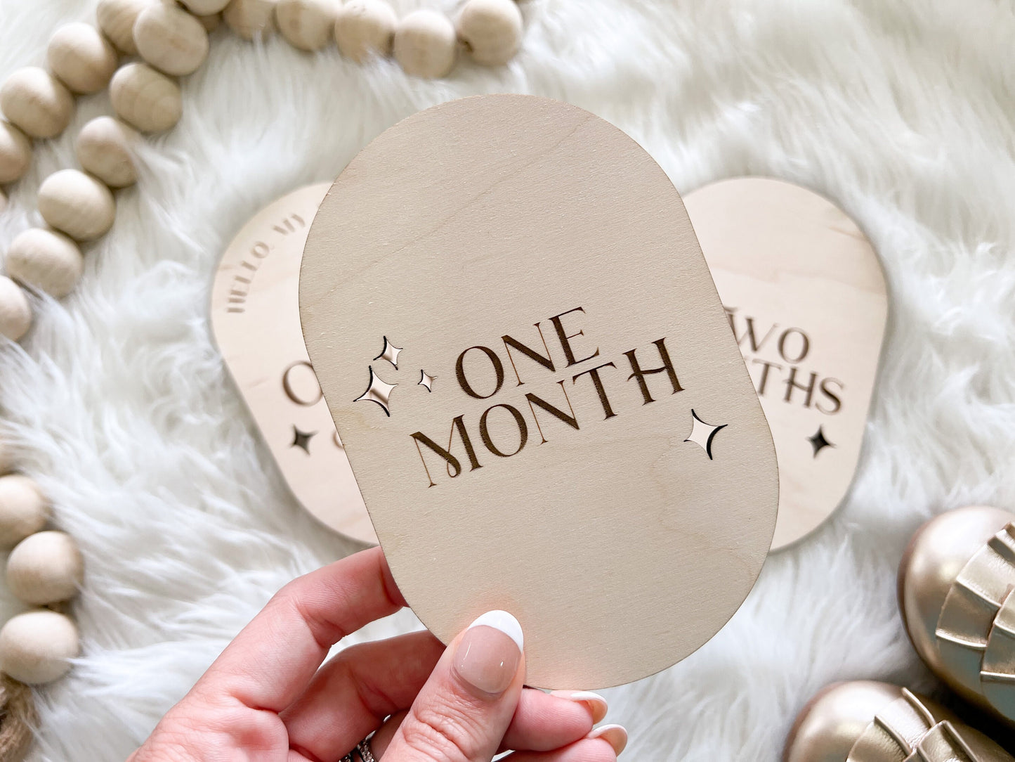 Oval Baby Name Sign