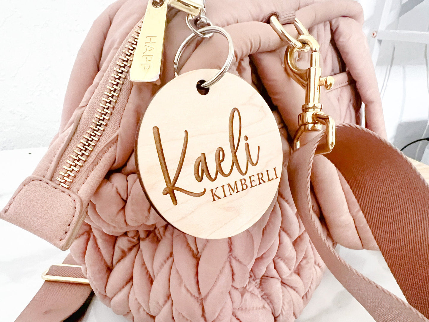 Personalized Diaper Bag Tag/Keychain - OJ Style