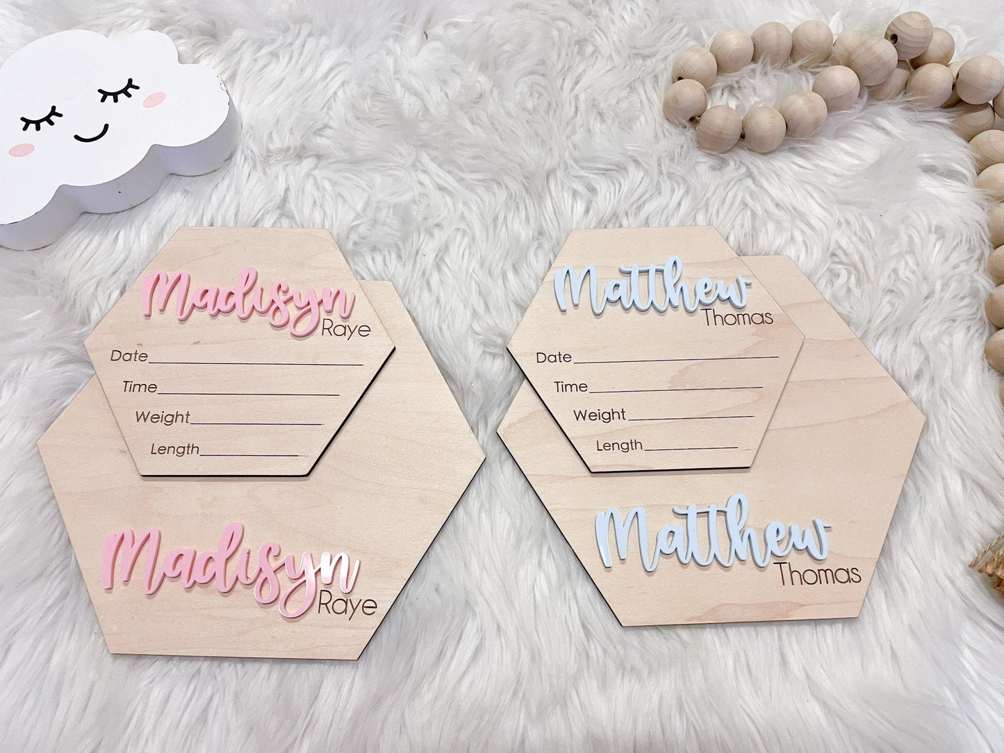 Hospital Footprint Sign, Baby Footprint Name Announcement Sign, 3D Hospital Name Birth Stats Sign, Newborn Photo Prop, Baby Announcement
