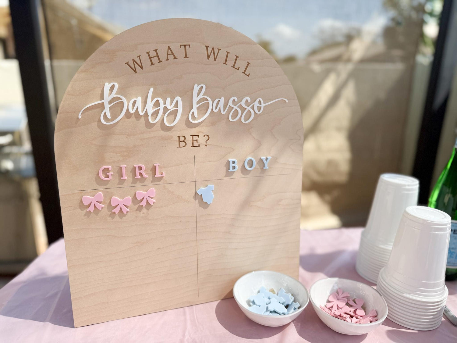 Personalized Gender Reveal Signs