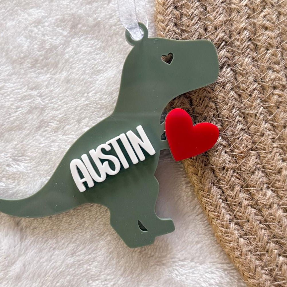 Personalized Dinosaur Gift Tag 