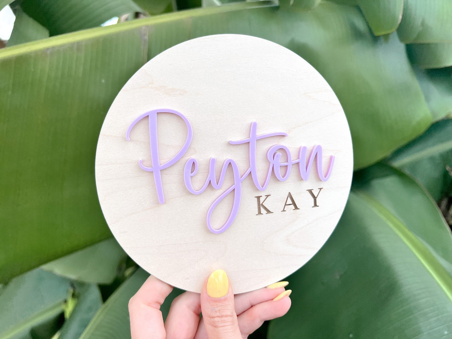 Baby Name Sign for Hospital, Birth Announcement Sign, Hospital Name Sign, Newborn Name Wood Sign, Nursery Decor, 3D Hospital Name Wood Sign