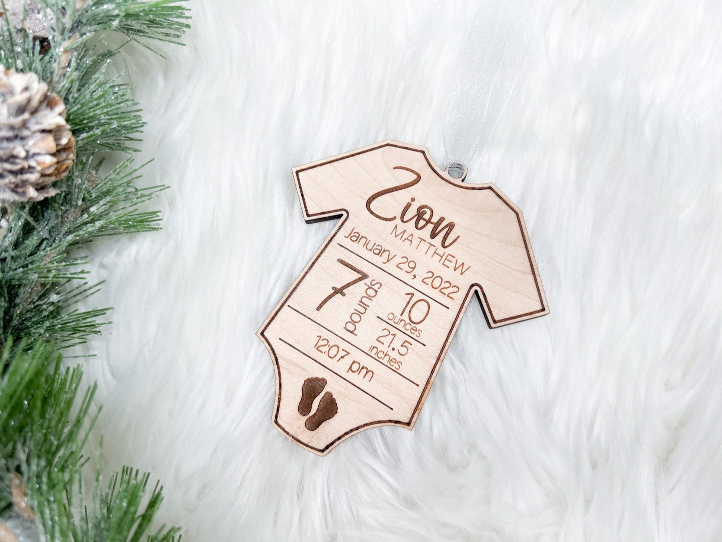 Baby Stats First Christmas Ornament, My First Christmas Ornament, Baby Birth Stats Christmas Ornament, New Baby Christmas Gift