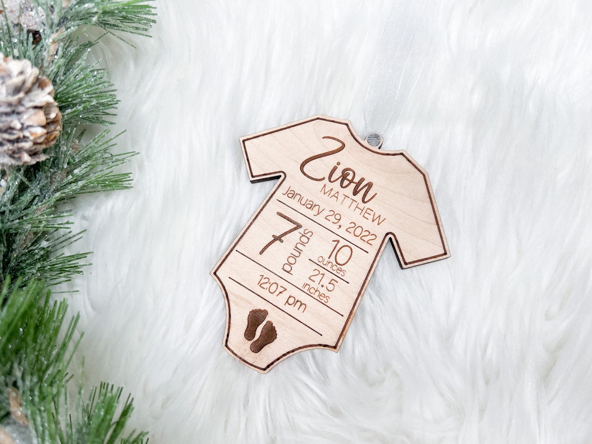 Baby Stats First Christmas Ornament, My First Christmas Ornament, Baby Birth Stats Christmas Ornament, New Baby Christmas Gift