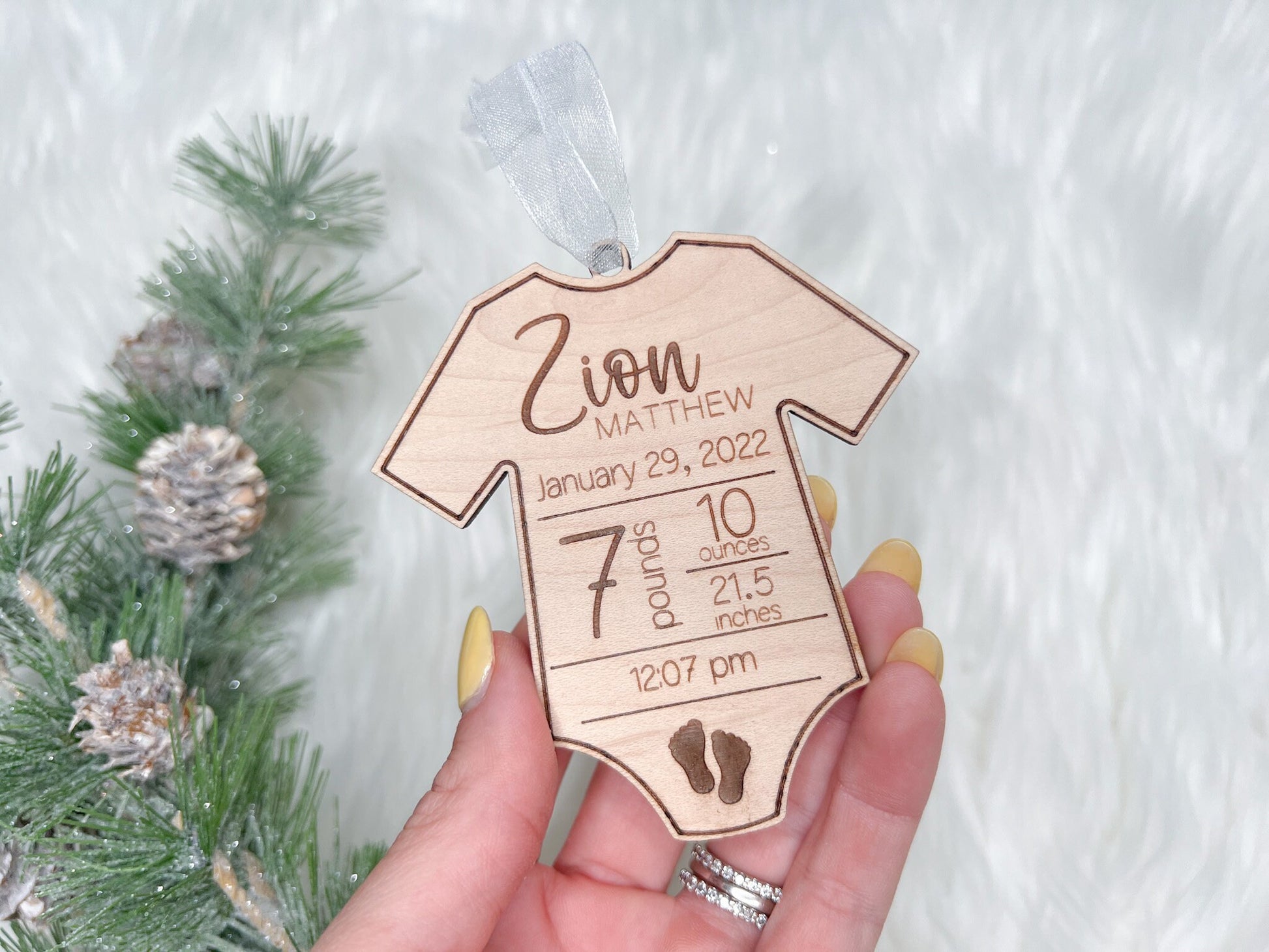 Baby Stats First Christmas Ornament, My First Christmas Ornament, Baby Birth Stats Christmas Ornament, New Baby Christmas Gift