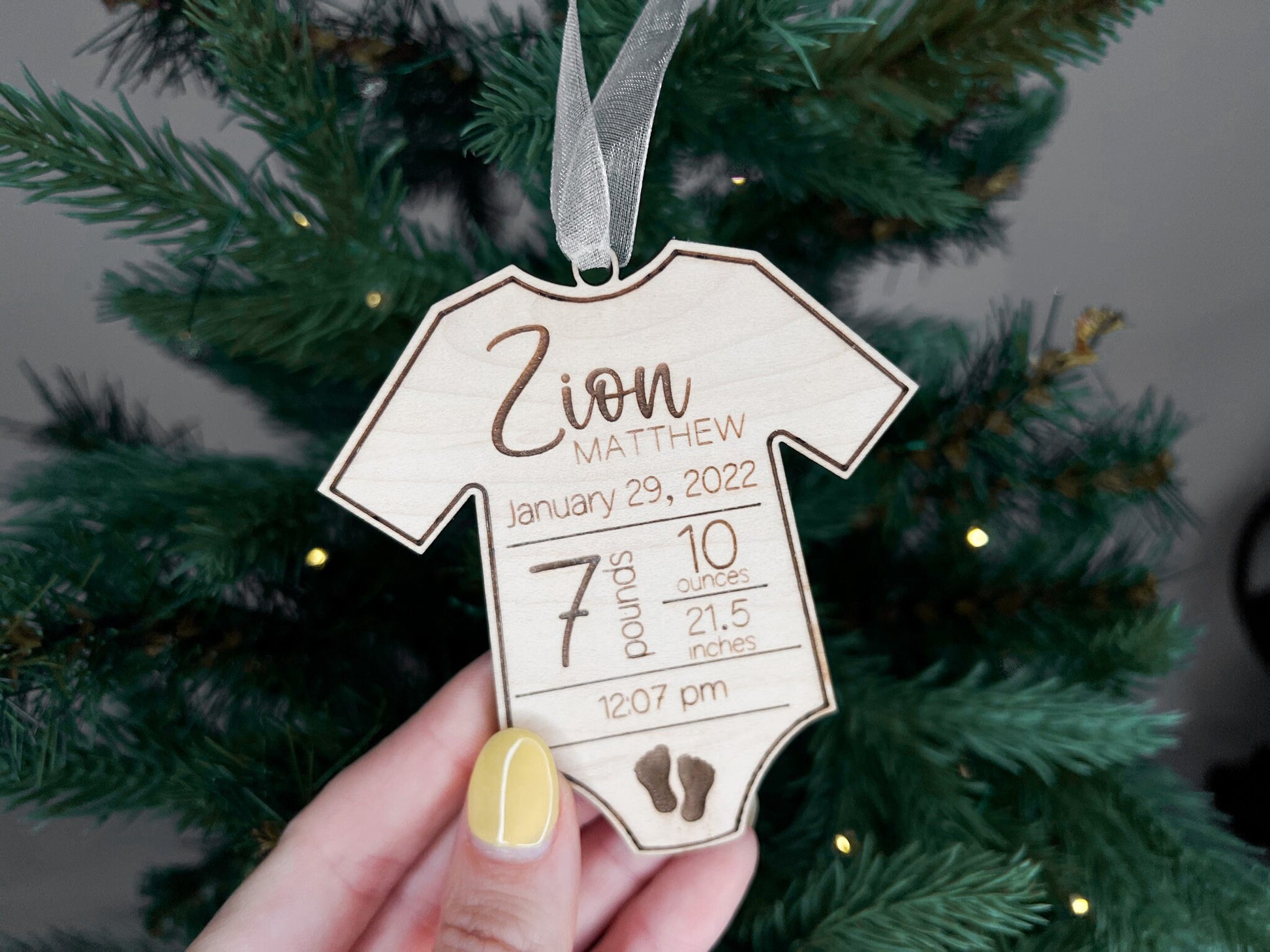 Baby Stats First Christmas Ornament, My First Christmas Ornament, Baby Birth Stats Christmas Ornament, New Baby Christmas Gift