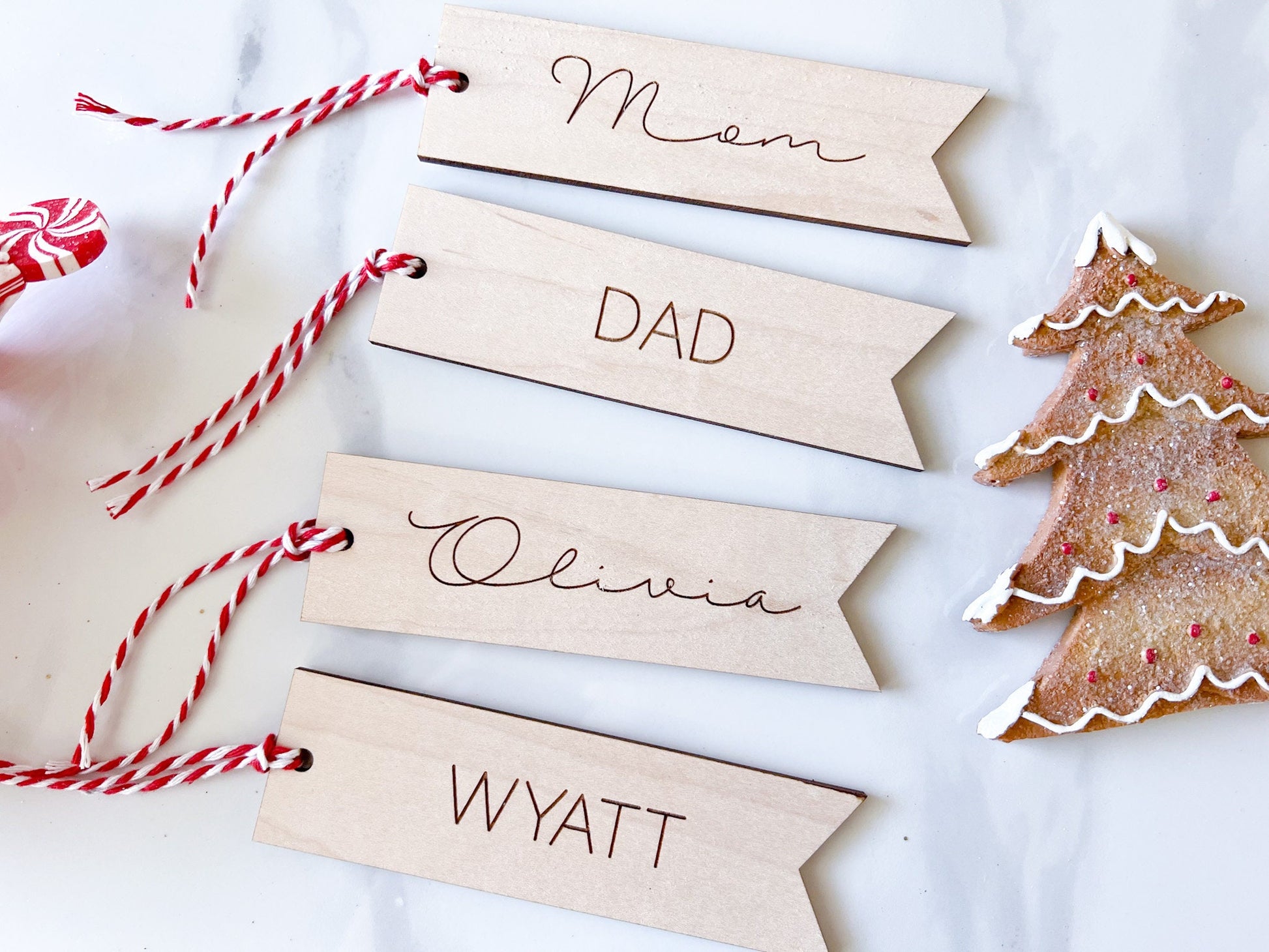 Stocking Name Tags, Personalized Family Personalized Family Stocking Ornament, Christmas Stocking Tags, Christmas Gift Tags, Family Ornament