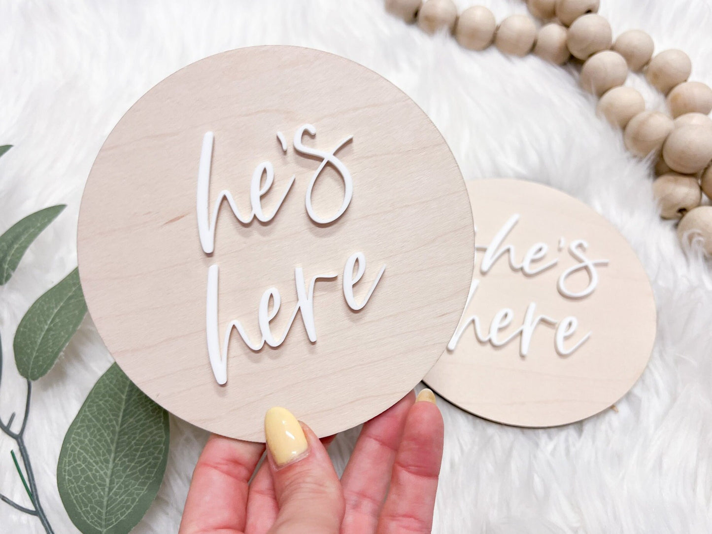 He's Here Hospital Gender Reveal, She's Here Sign, its a boy its a girl sign, Gender Reveal Sign, Baby Announcement Sign, Birth Announcement