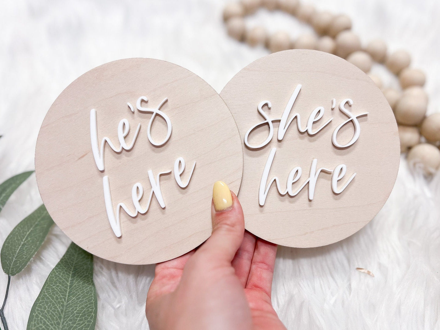 He's Here Hospital Gender Reveal, She's Here Sign, its a boy its a girl sign, Gender Reveal Sign, Baby Announcement Sign, Birth Announcement
