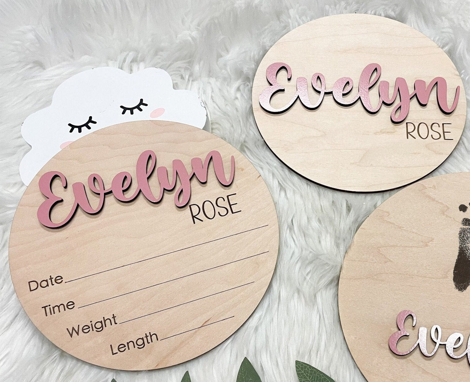 Birth Announcement Sign, Baby Name Sign for Hospital, Birth Stats Sign, Hospital Name Sign, Newborn Name Wood Sign, Wood Sign Name Reveal