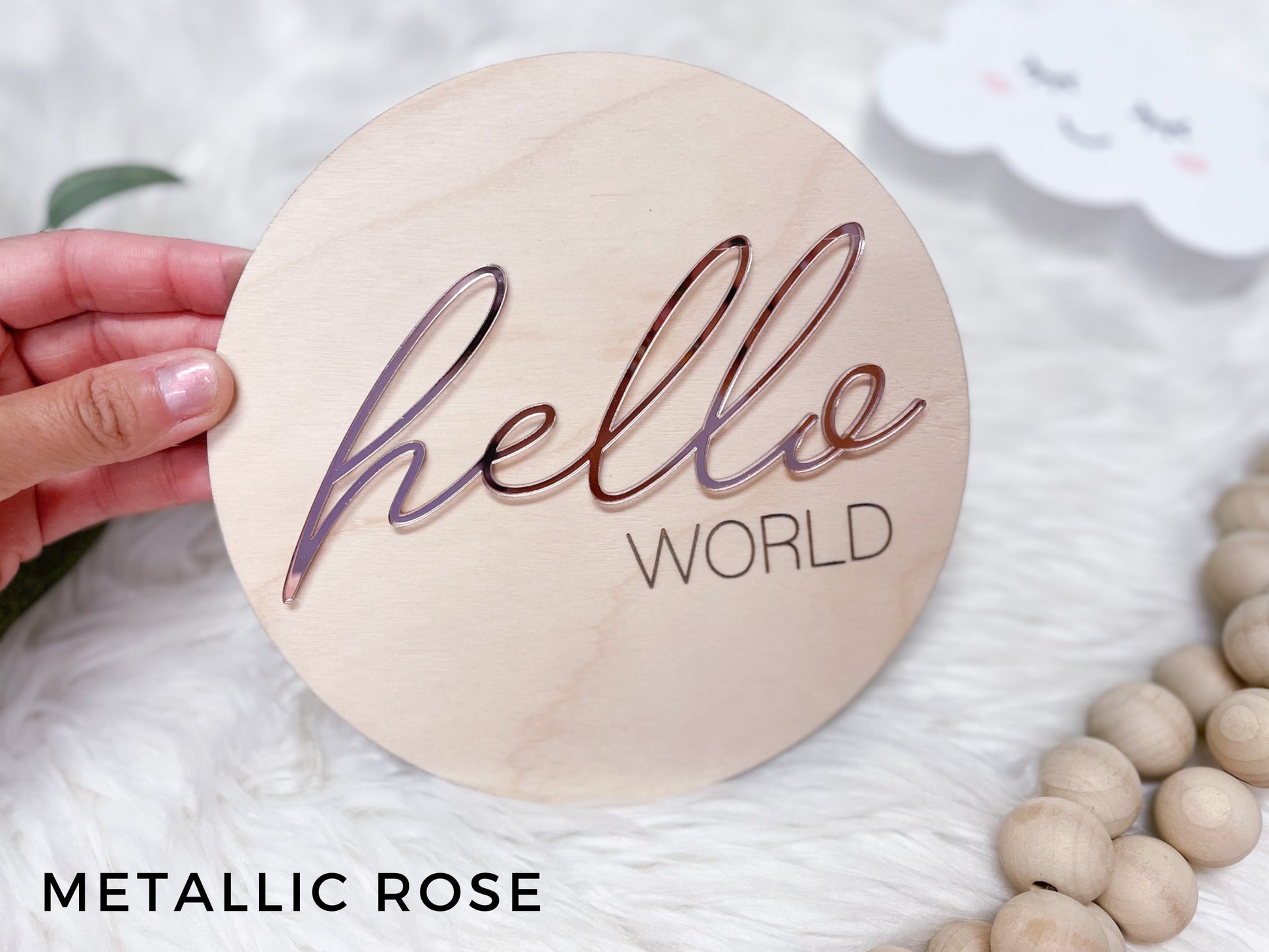 Hello World Birth Announcement Plaque, Gender Reveal Hospital Sign, Gender Neutral Baby Name Sign, It's a Boy It's a Girl Sign for Hospital