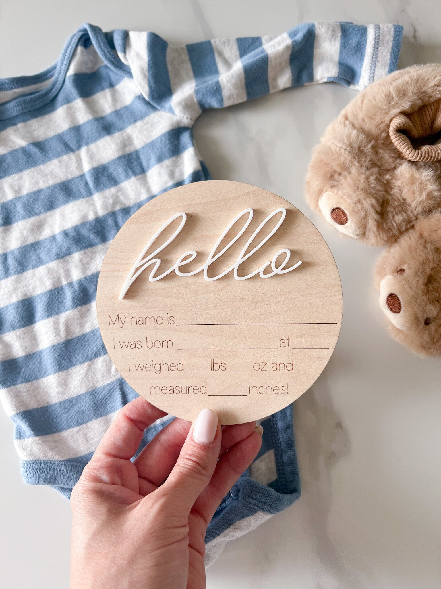 Hello World Birth Announcement Sign, My Name Is Baby Name Sign, Gender Reveal Baby Name, Newborn Birth Announcement Sign for Hospital STORY