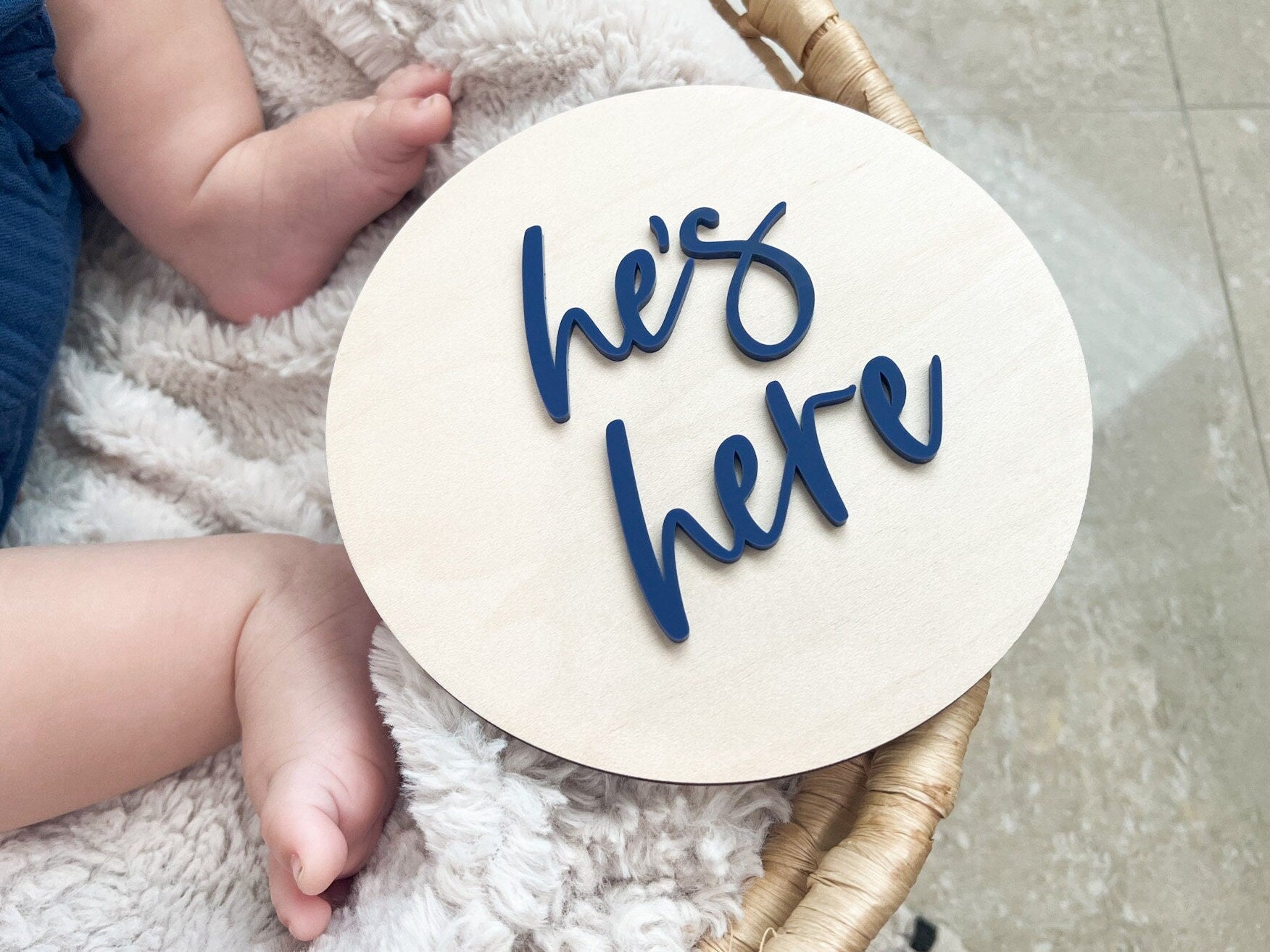 He's Here Hospital Gender Reveal, She's Here Sign, its a boy its a girl sign, Gender Reveal Sign, Baby Announcement Sign, Birth Announcement