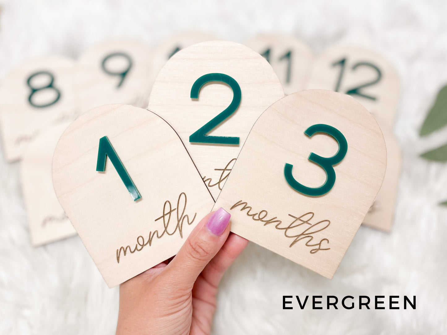 Baby Monthly Milestone Marker, Month Photo Sign Baby, Baby Milestone Discs, Baby Shower Gift, Personalized Baby Milestone Cards Set Arch