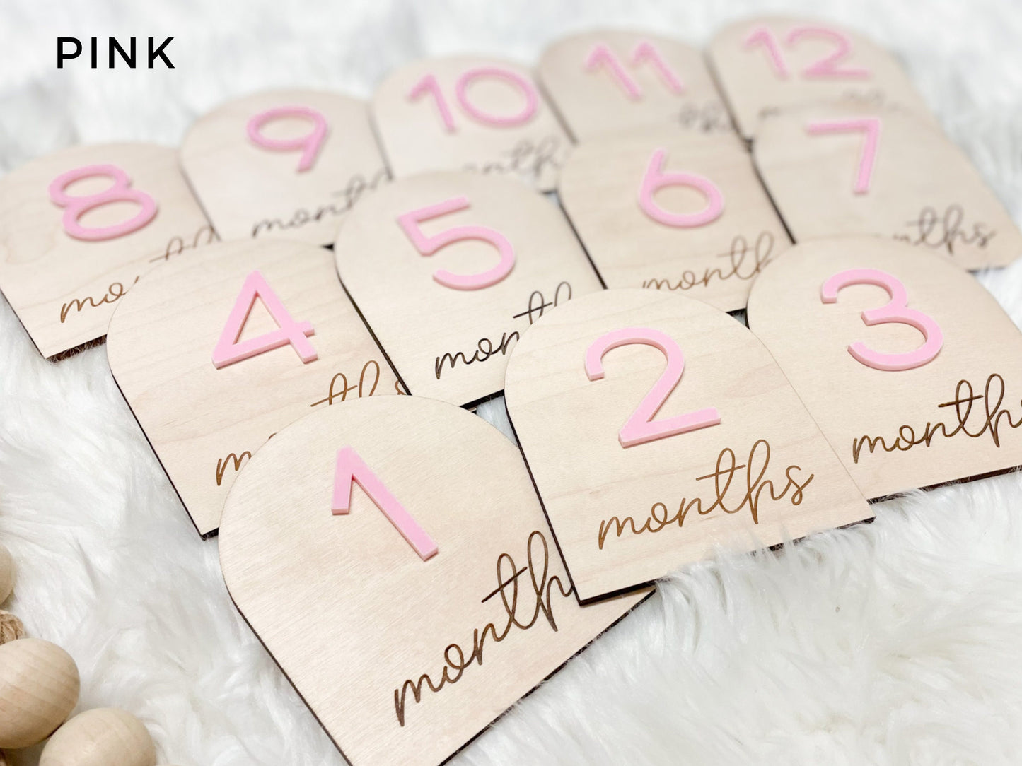 Baby Monthly Milestone Marker, Month Photo Sign Baby, Baby Milestone Discs, Baby Shower Gift, Personalized Baby Milestone Cards Set Arch