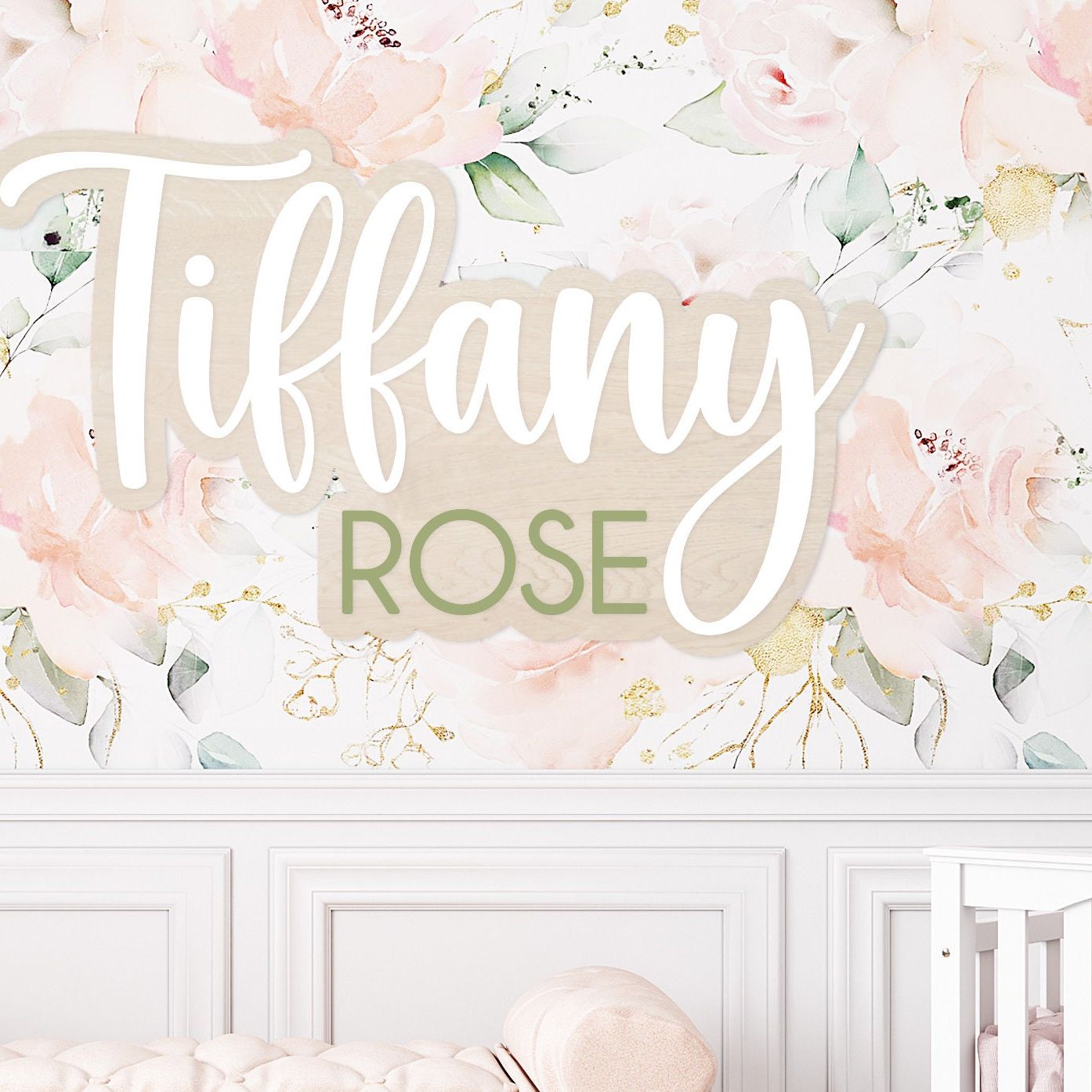 Large Wood Baby Name Sign, Nursery Name Sign, Above Crib Name Sign, Girl Name Sign, Layered Baby Name Sign, Boy Name Sign