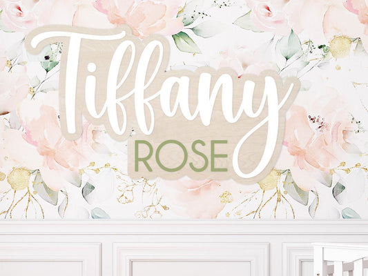 Custom Wood Nursery Name Sign, Above Crib Sign, Baby Shower Gift, Girl Name Sign, Layered Baby Name Sign, Boy Name Sign, Newborn Room Decor