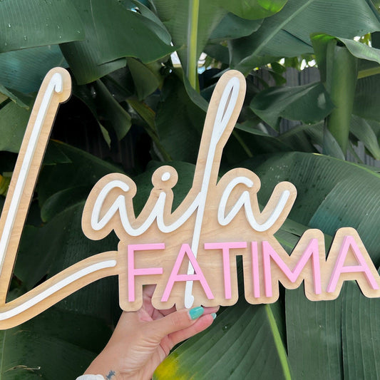 Custom Wood Baby Name Sign, Nursery Decor, Kids Room Art, Wall Art for Newborn, Baby Name Sign, Kids Room Decor, Wooden Sign, Boho Design