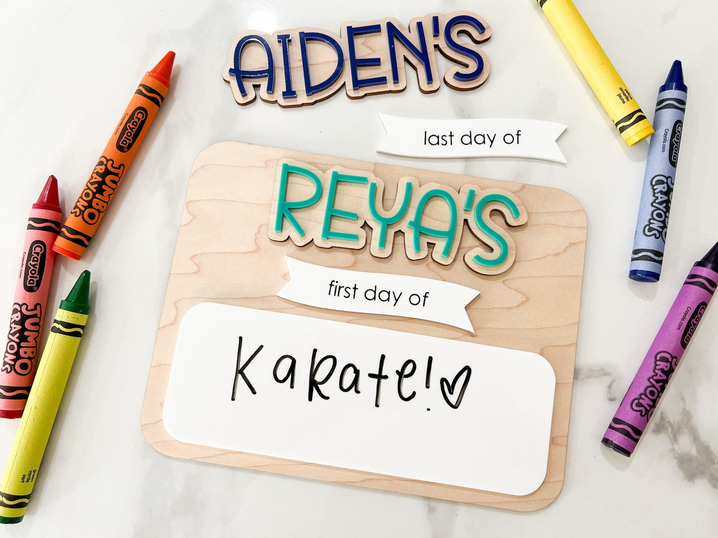 My First Day of School Sign, Back to School Board, Last Day of School, Personalized Photo Prop, Reusable Sign, Sign for School Picture