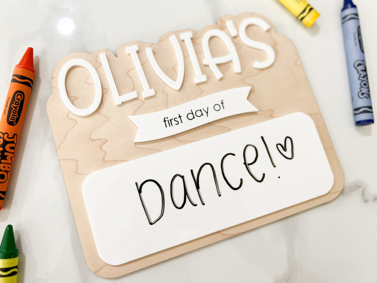 Personalized My First Day of Sign, Reusable Back to School Board, Last Day of School, Board Photo Prop, Sign for School Pictures