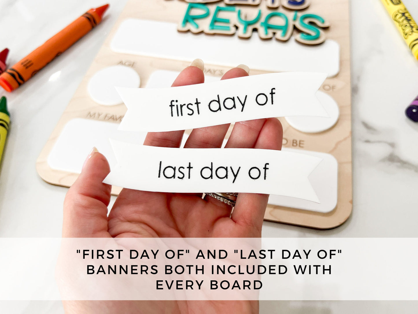 My First Day of School Sign, Back to School Board, Last Day of School, Personalized Photo Prop, Reusable Sign, Sign for School Pictures