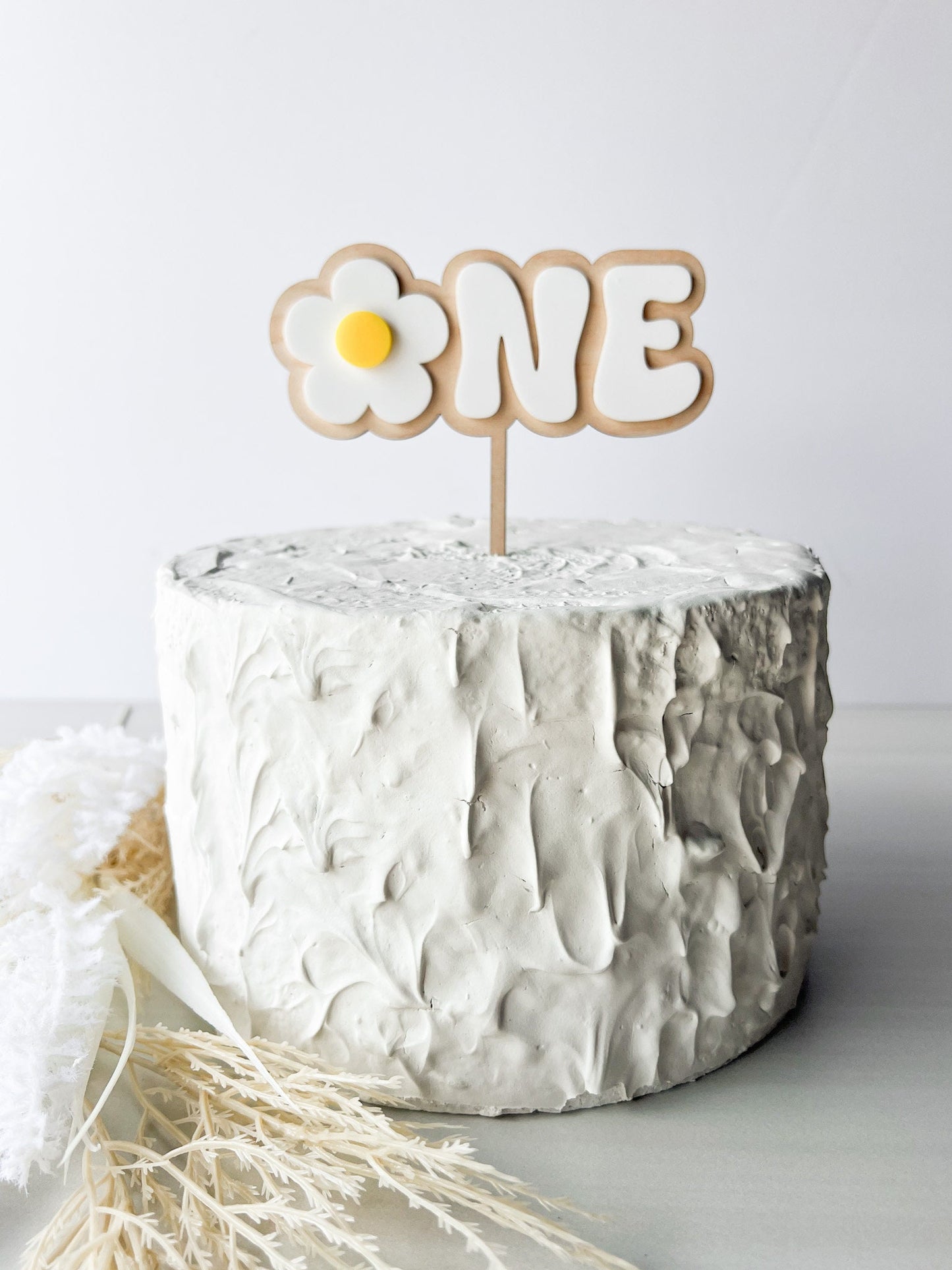 Daisy Cake Topper, One Daisy Smash Cake Topper, Boho Retro First Birthday, Second Birthday 70s Theme, Hippie One Groovy Year Birthday Decor