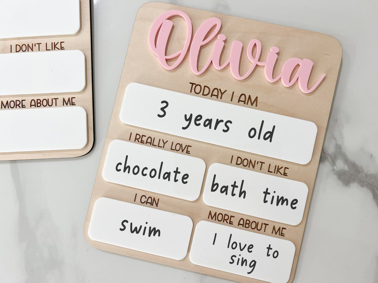 Baby Monthly Milestone Board