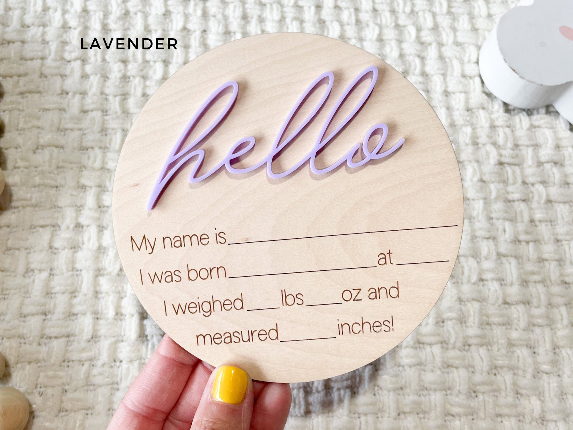 Hello World Birth Announcement Sign, My Name Is Baby Name Sign, Gender Reveal Baby Name, Newborn Birth Announcement Sign for Hospital STORY