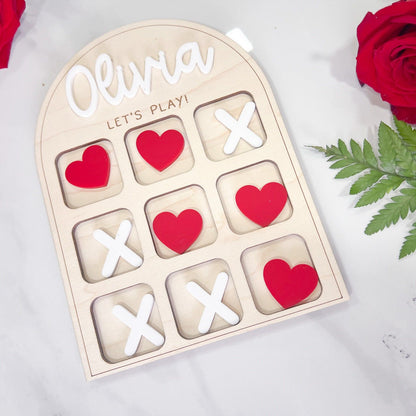 Valentines Tic Tac Toe Board