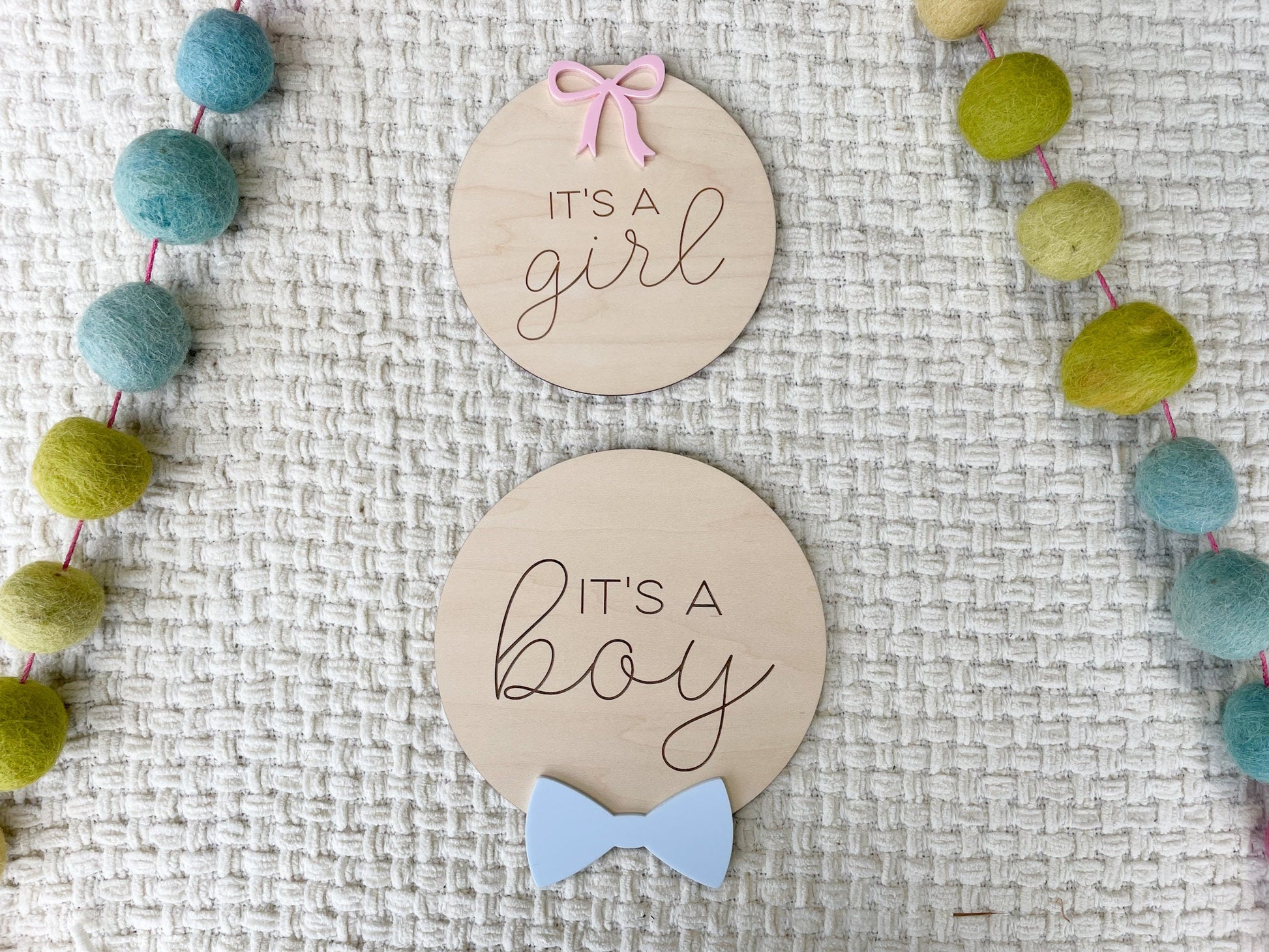 It's a Girl It's a Boy Gender Announcement, She's Here Hospital Gender Reveal, It's a Girl Boy Sign for Hospital, Girly Bow Hospital Sign