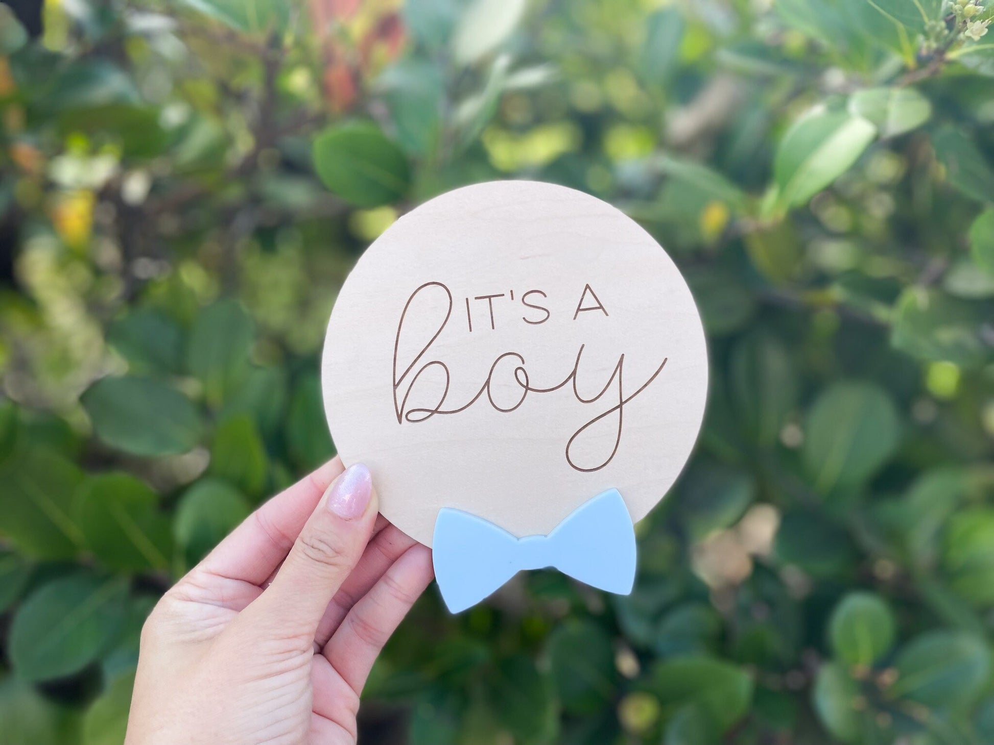 It's a Girl It's a Boy Gender Announcement, She's Here Hospital Gender Reveal, It's a Girl Boy Sign for Hospital, Girly Bow Hospital Sign