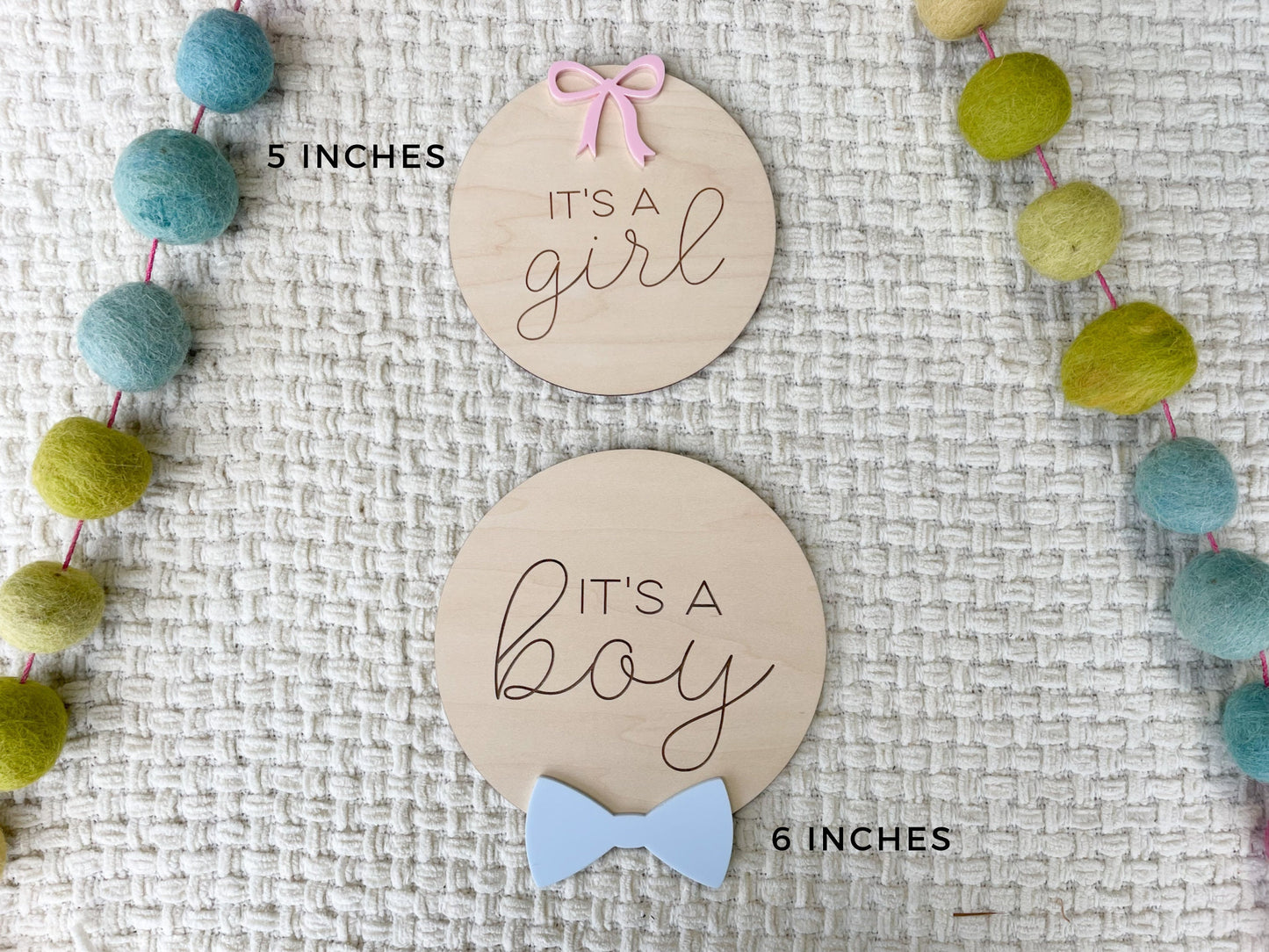 It's a Girl It's a Boy Gender Announcement, She's Here Hospital Gender Reveal, It's a Girl Boy Sign for Hospital, Girly Bow Hospital Sign