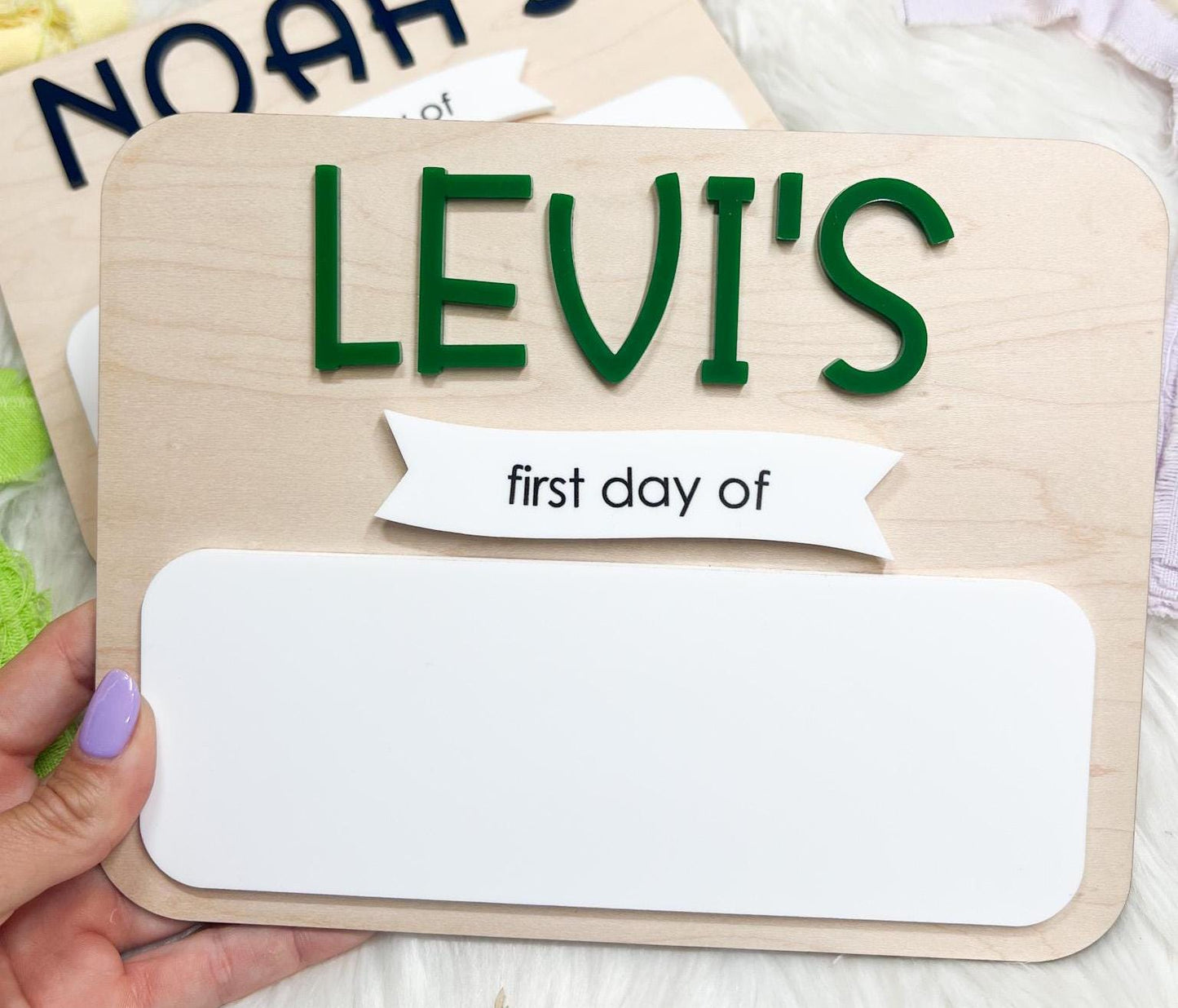 My First Day of School Sign, Back to School Board, Last Day of School, Personalized Photo Prop, Reusable Sign, Sign for School Picture