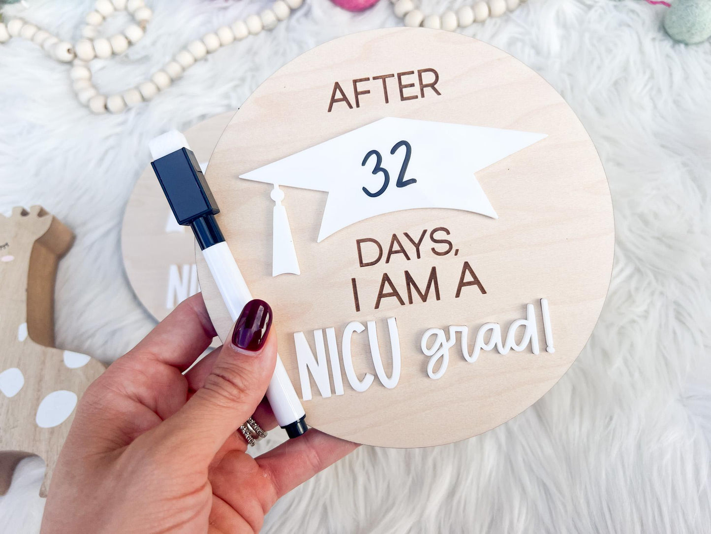 NICU Graduate Sign, I'm a NICU Grad Days in nicu sign for Hospital, nicu warrior gift, Peace Out nicu, nicu coming home
