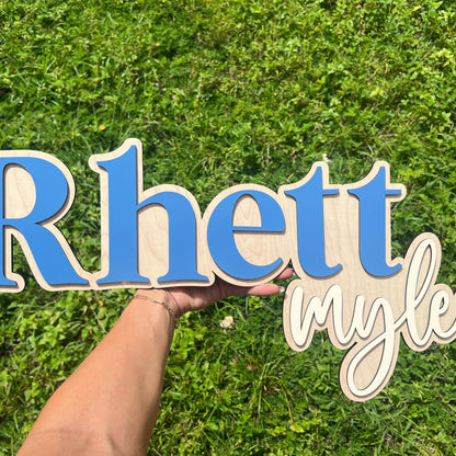 Custom Wood Baby Name Sign, Nursery Decor, Kids Room Art, Wall Art for Newborn, Baby Name Sign, Kids Room Decor, Wooden Sign, Boho Design