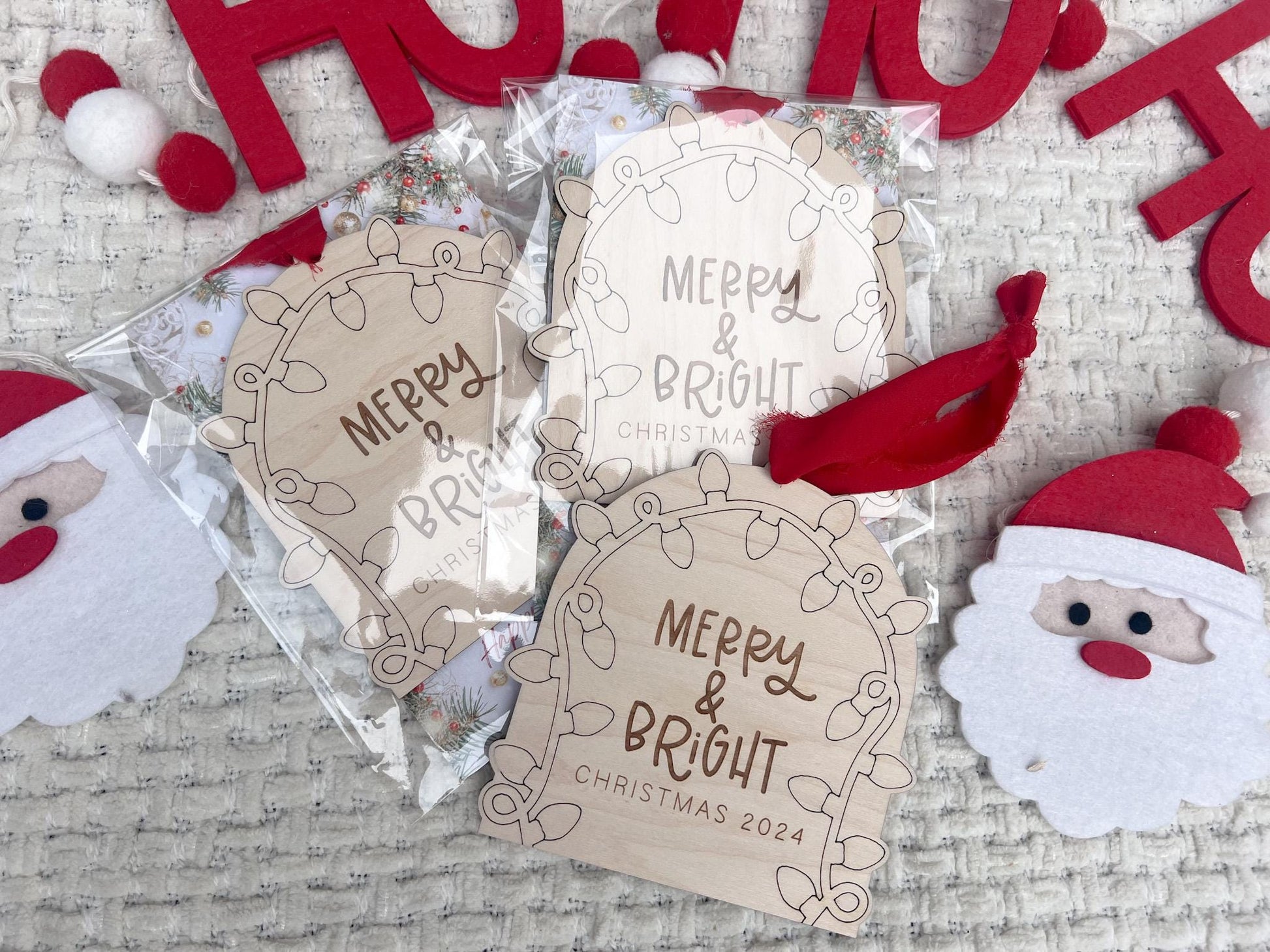 Kids Christmas Fingerprint Art Ornament, DIY Christmas Activity, Classroom Gift Christmas Craft, Kids Keepsake Ornament, Gifts Grandparents