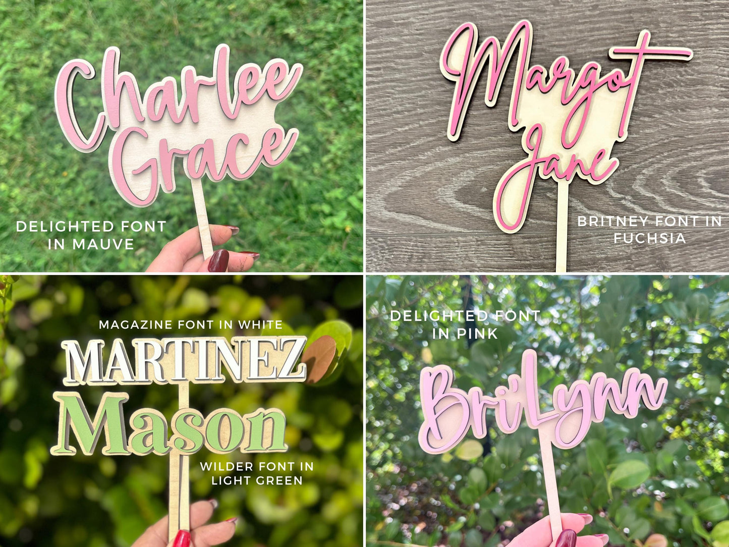 Personalized Baby Name Cake Topper, Baby Shower Cake Topper, Custom Name Birthday Cake Topper, Neutral Baby Shower Decor, Boy or Girl