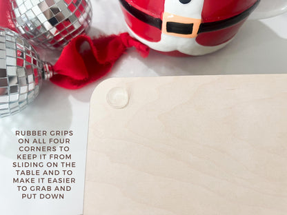 Santa Cookie Plate, Santa's Milk And Cookie Tray, Dear Santa Treat Board, Personalized Christmas Eve Kids Cookie Plate, Cookies For Santa