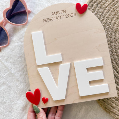 Valentine's Day Handprint Love Board