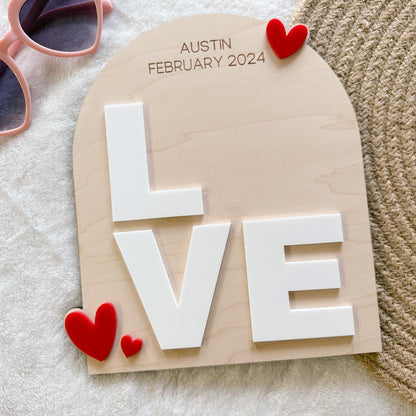 Valentine's Day Handprint Love Board