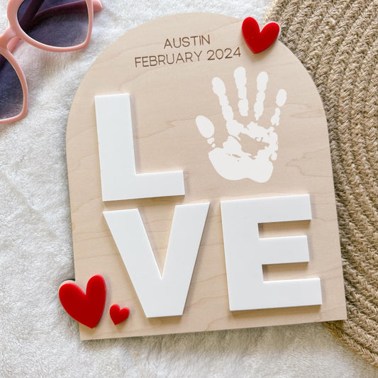 Valentine's Day Handprint Love Board