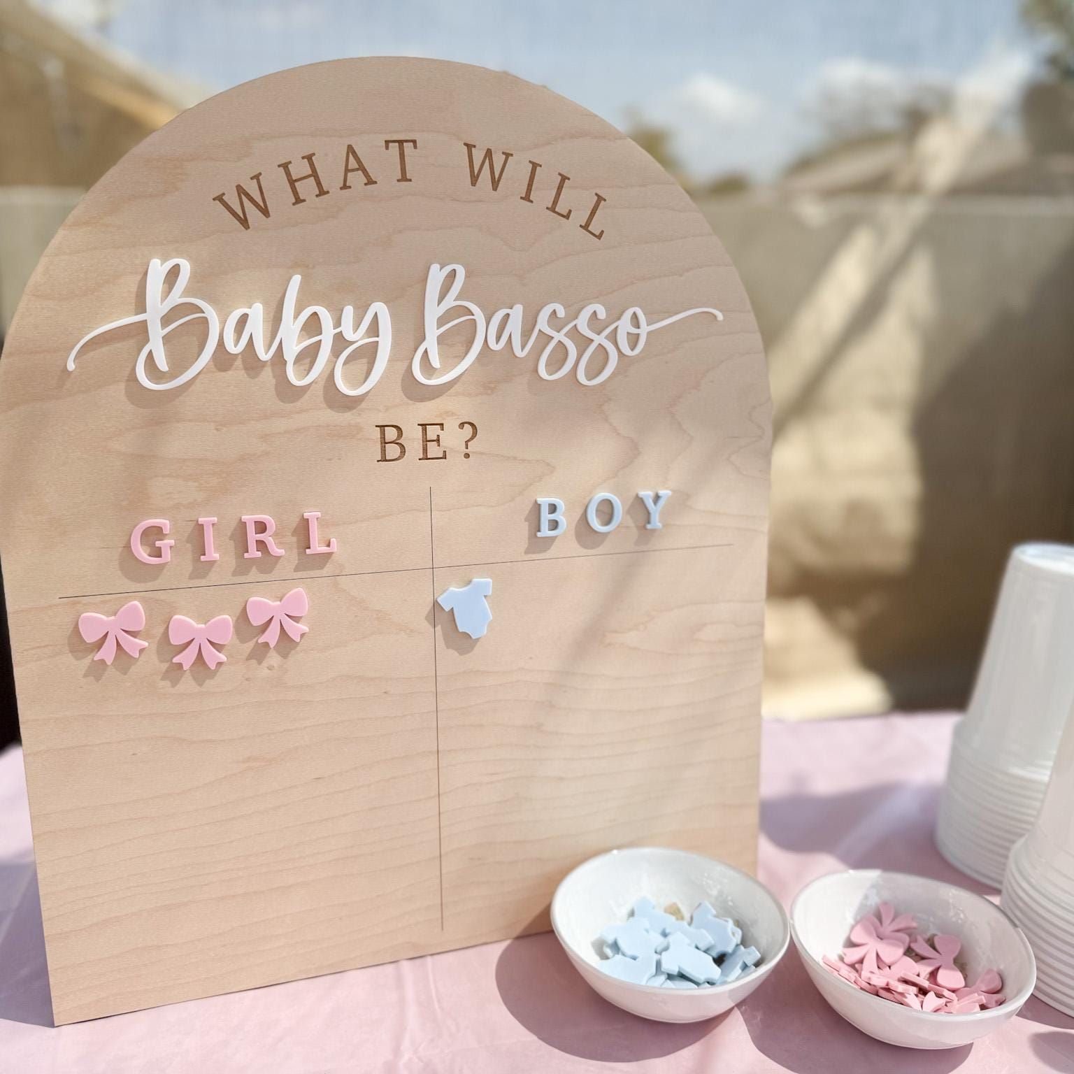 Gender Reveal Voting Board, Boy or Girl Guessing Board, Gender Guessing Game Sign, He or She What Will Baby Be, Gender Reveal Party Ideas