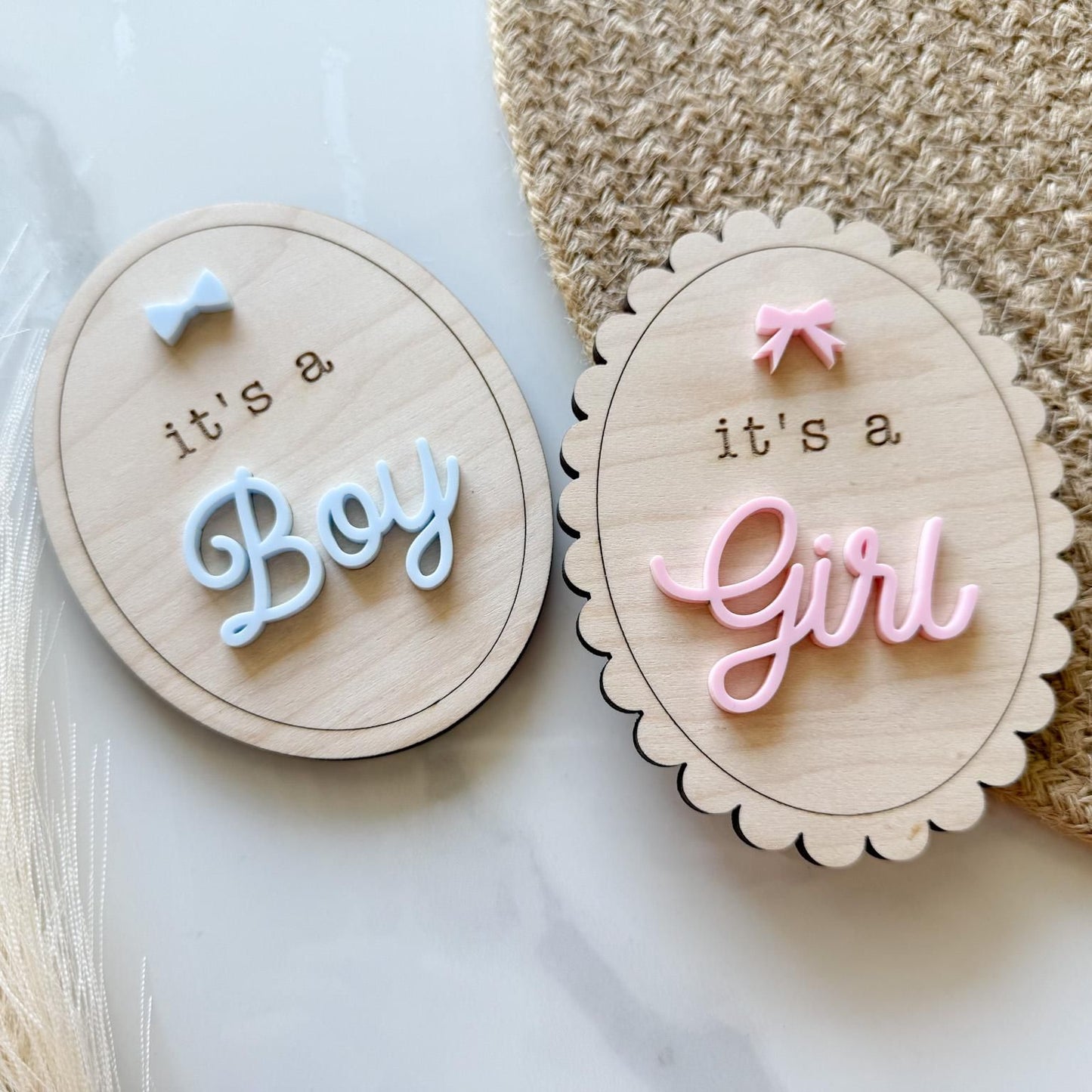 Hello World Gender Reveal Hospital Sign, Hospital Gender Reveal It's a Boy It's a Girl Wooden Sign, Gender Announcement Prop for Hospital